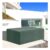 Green OUTSUNNY 255x142cm Outdoor Furniture Cover, Water UV-Resistant