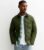 Green Regular Fit Corduroy Collar Quilted Jacket ( XS-2XL ) – Free C&C