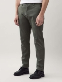 Green Slim Fit Stretch Printed Soft Touch Cotton Chino Trousers, 28 – 42 – Free Click & Collect