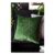 Green Velvet & Monochrome Stripe Embroidered Tiger Cushion Cover
