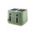 Green and Wood Textured Scandi 4-Slice Toaster
