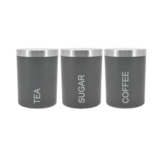 Grey Canisters – Set of 3