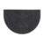 Grey Half Moon Door Mat, 90cm X 60cm