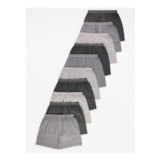 Grey Stripe Boxers (10 Pack)