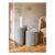 Grey Textured Ribbed Set of 2 Nest of Tables