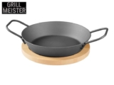 Grillmeister Iron Grill Pan With Wooden Serving Board £7.99/Oval Barbecue Pan £5.99 lots more