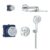 Grohe Grohtherm Smartcontrol Rear Fed Concealed Dual Outlet Shower System