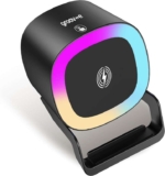Groov E Iris Wireless Charging Stand – 15W Fast Charging with 5W Bluetooth Speaker & RGB LED Lights USB C
