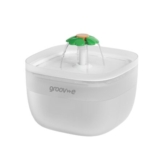 Groov-E Pet-Tech Water Fountain: 2L, Quiet Flow, 4-Layer Filtration, USB-Powered