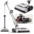 Gtech AirRAM 3 Dual Edge-Clean Cordless Vacuum – Voice Alert, White/Red
