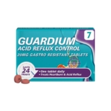 Guardium Esomeprazole Tablets, 7 Gastro Resistant Pills for Acid Reflux, Indigestion, Heartburn, GERD, GORD, 24-Hour Antacid Protection