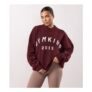 Gym King Burgundy Restore Knit Crew Neck Sweatshirt