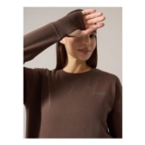 Gym Locker Brown Longline Sweatshirt