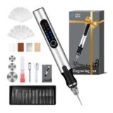 Gyunkyluve Wireless Engraving Pen Kit, 60 Accessories, 3-Speed, Portable