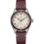 HAMILTON Mens Khaki Aviation Pilot Pioneer 38mm Burgundy Strap Watch – H76265810