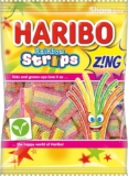HARIBO Rainbow Strips Sour and Fruity Gummy Sweets 130g Share Size