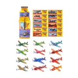 HENBRANDT 12 WWII Plane Gliders, Polystyrene Party Loot Fillers