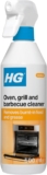 HG Oven, Grill & BBQ Cleaner Spray, Removes Baked-On Food & Grease 500ml