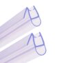 HNNHOME Pair of 2 Bath Shower Screen Door Seal Strip for 6-8mm Glass Up to 7mm Gap sold by HNNHOME FBA