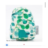 HOBBY GIFT Green & Cream Eucalyptus Pincushion 12x8cm