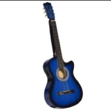 HOMCOM 38 Inch Full Size Blue Classical Acoustic Guitar with code – UK stock – Aosom MHSTAR UK Store