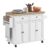 HOMCOM Kitchen Island on Wheels