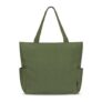 HOMESPON Cordury Tote Bag, Large Shoulder Bag with Zipper Pockets