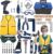 HOTUT Kids Construction Set – 53 Pcs Pretend Play With Electronic Drill Belt, Builder Vest and Tool Box for Boys Girls Ages 3-7