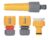 HOZELOCK SPRAYER & HOSE FITTINGS STARTER KIT 4 PIECES