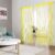 HSYLYM String Curtains Spaghetti Door Beads Light Weight Colourful Dense Bead Curtains for Party Decorations,Yellow,90x200cm