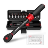 HYCHIKA 13PCS 1/4 Torque Wrench 5-25Nm