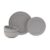 Habitat 12pc Matte Grey Dinner Set