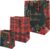Hallmark Christmas Gift Bags – Pack of 3 in 3 Classic Tartan Designs & 3 Sizes