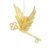 Hallmark Winged Key Premium Metal Ornament, Harry Potter & The Philosophers Stone, Harry Potter Tree Decoration, Christmas Hanging Ornament