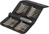 Hama Mini Screwdriver Kit for PC, Metal Handle, 24 Heads with Case