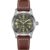 Hamilton Mens Khaki Field Leather Green Dial Automatic 42mm Watch – H70605560