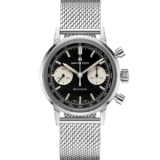 Hamilton Silver Tone & Black Intra-Matic Watch