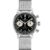 Hamilton Silver Tone & Black Intra-Matic Watch