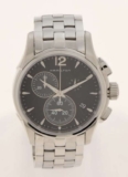 Hamilton Silver Tone & Black Jazzmaster Watch