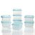 Hand Made With Love Mini Storage Boxes 8 Pack, Assorted Blue/Pink/White
