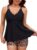 Hanna Nikole Tankini Sets for Women UK, Adjustable Straps Tummy Control 2 Piece Swimsuit with Shorts