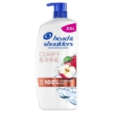 Head & Shoulders Clarify & Shine Anti Dandruff Shampoo 800ml, Daily Use Shampoo, Up to 100% Dandruff Protection, Clinically Proven