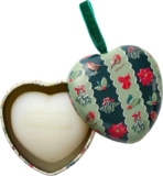 Heathcote & Ivory Scented Soap in Heart Shaped Tin 90g With Display Tray