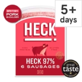 Heck 6 97% Pork Sausages 400G / 10 Chicken Chipolatas 340G – Clubcard Price