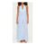 Heidi Klein Blue La Croissette Halterneck Maxi Dress