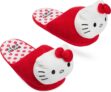 Hello Kitty Womens 3D Slippers, Cosy Indoor House Shoes Non Slip Loungewear – Gifts for Her