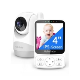 HelloBaby Monitor Night Vision, No Wifi, Remote Pan Tilt