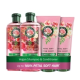 Herbal Essences Rose Scent Petal Soft Shampoo and Conditioner Set (2x350ml, 2x250ml)