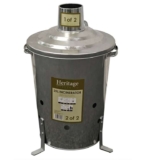 Heritage 25 Litre Galvanised Steel Incinerator
