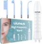 High Frequency Wand – UUPAS Portable 4 in 1 Blue High Frequency Skin Facial Machine with 4 Pcs Tubes for Home Use – Skin Machine